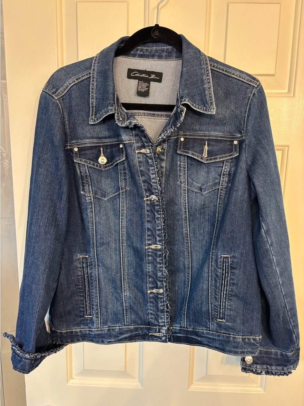 Blue Denim Jacket-Cristiana Zinn brand- Like new